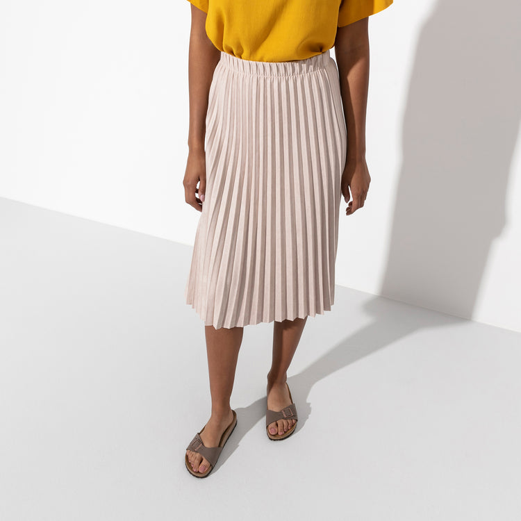 Birkenstock Madrid Mocca BirkiBuc on female model