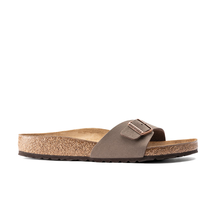 Birkenstock Madrid Mocca BirkiBuc side view