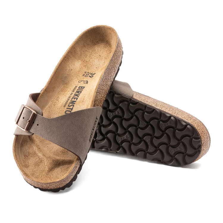 Birkenstock Madrid Mocca BirkiBuc sole view