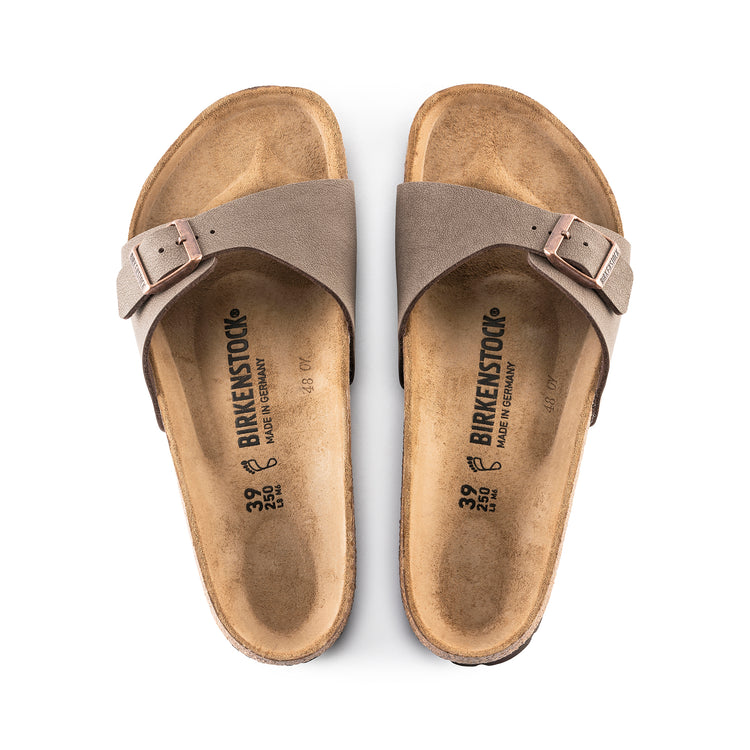Birkenstock Madrid Mocca BirkiBuc top view