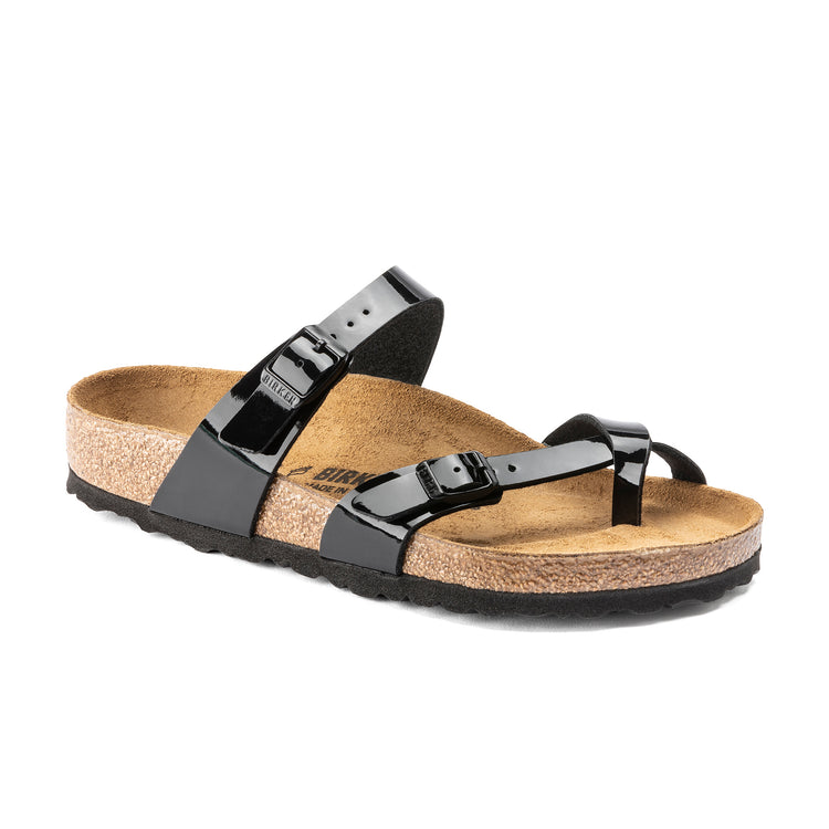 Birkenstock Mayari Black Patent Birko-Flor