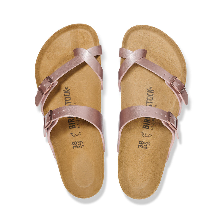 Birkenstock Mayari Copper Birko-Flor top view