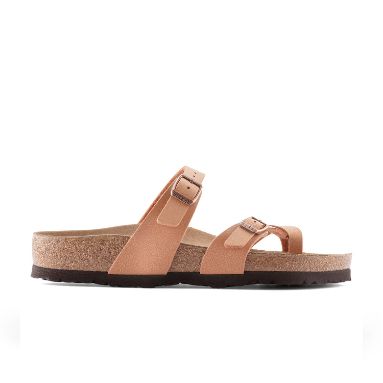 Birkenstock Mayari Earthy Vegan Pecan BirkiBuc side view