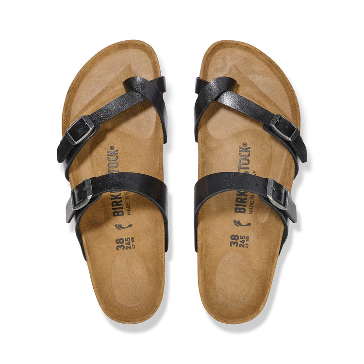 Birkenstock Mayari Graceful Licorice Birko-Flor top view