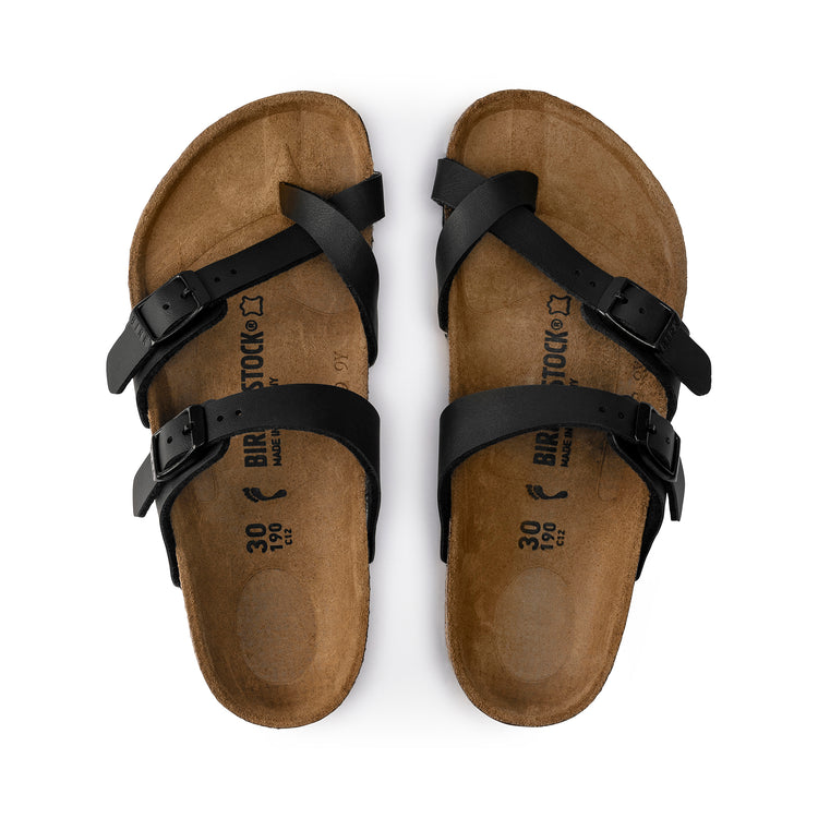 Birkenstock Mayari Kids Black Birko-Flor top view