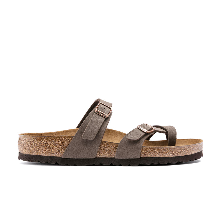 Birkenstock Mayari Mocca BirkiBuc side view