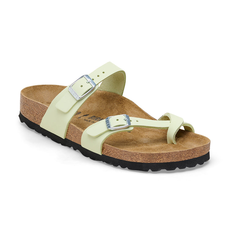 Birkenstock Mayari Faded Lime Nubuck Leather
