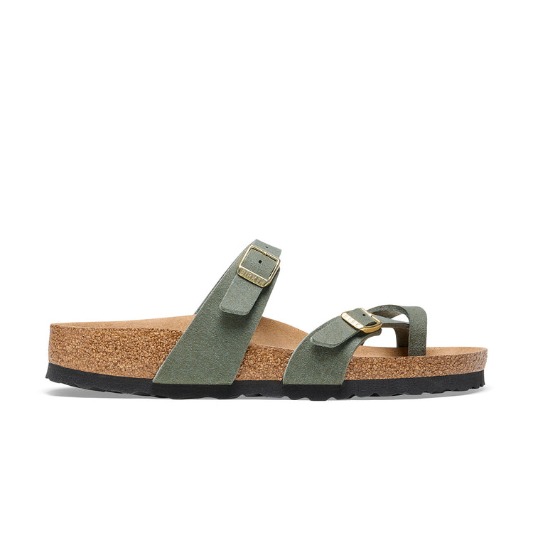 Birkenstock Australia Mayari Soft Birki Vegan Thyme Synthetic Side View