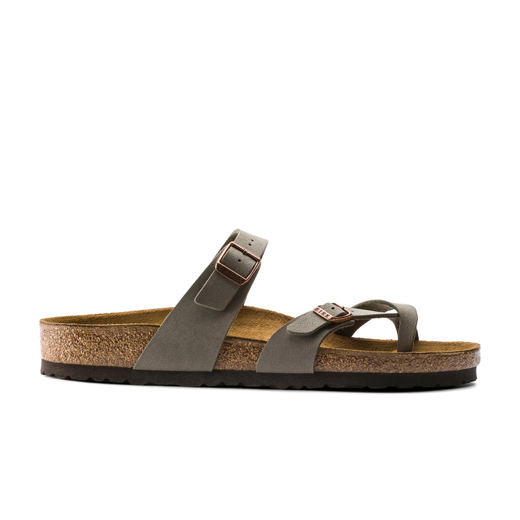 Birkenstock Mayari Stone BirkiBuc side view