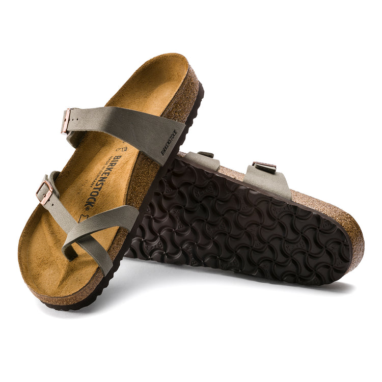 Birkenstock Mayari Stone BirkiBuc sole view