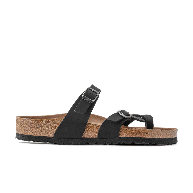 Birkenstock Mayari Vegan Black BirkiBuc side view