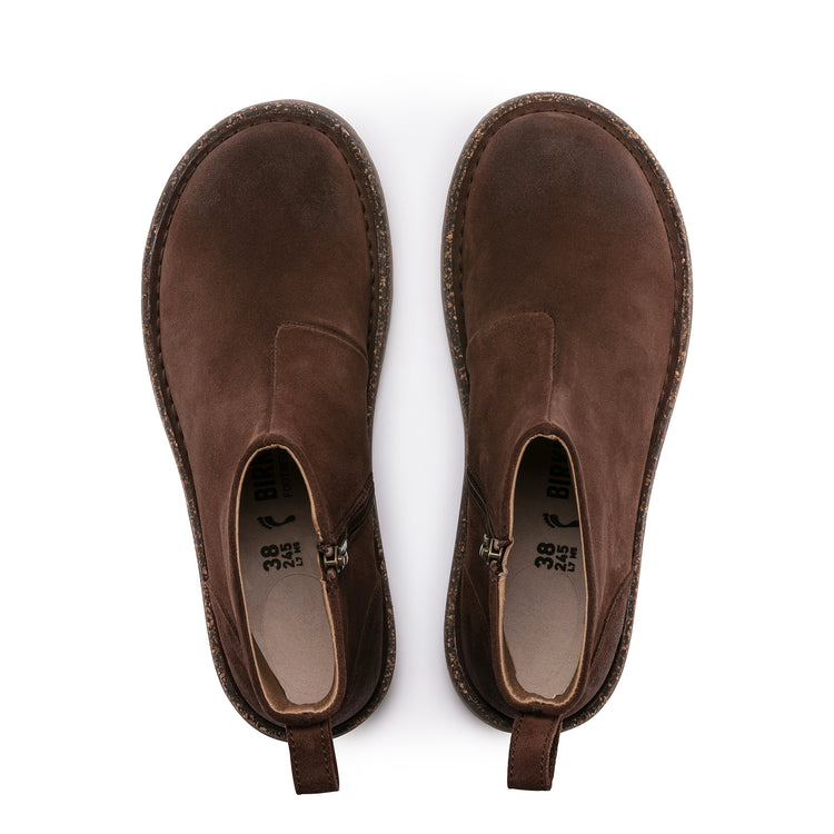 Birkenstock Melrose Espresso Waxy Suede Leather top view