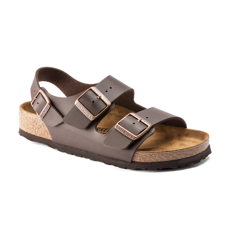 Birkenstock Milano Dark Brown Birko-Flor
