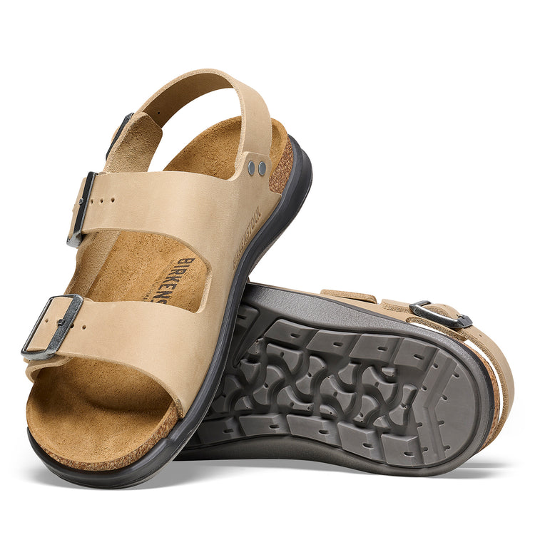 Birkenstock Milano Cross Town Tabacco Brown Oiled Leather sole view