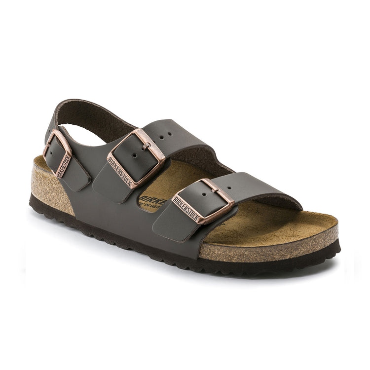 Birkenstock Milano Dark Brown Smooth Leather