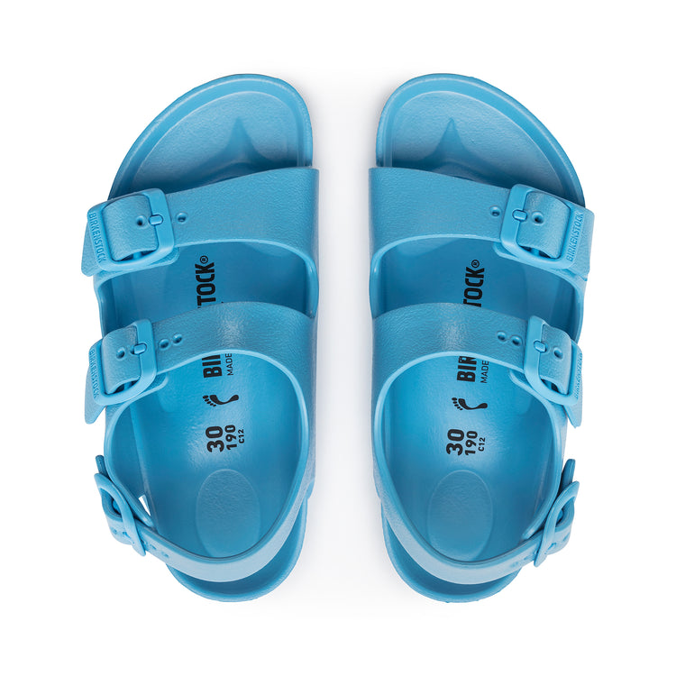 Birkenstock Milano Kids EVA Sky Blue top view