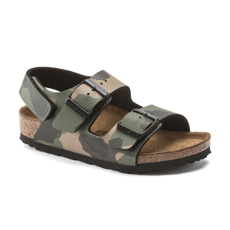 Birkenstock Milano Kids HL Desert Soil Camo Khaki Birko-Flor