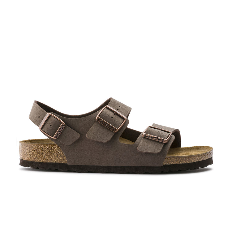 Birkenstock Milano Mocca BirkiBuc side view