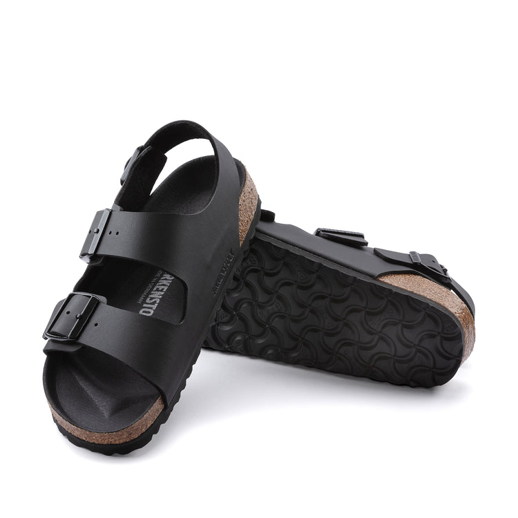 Birkenstock Australia Milano Semi Exquisite Black Birko-Flor sole view