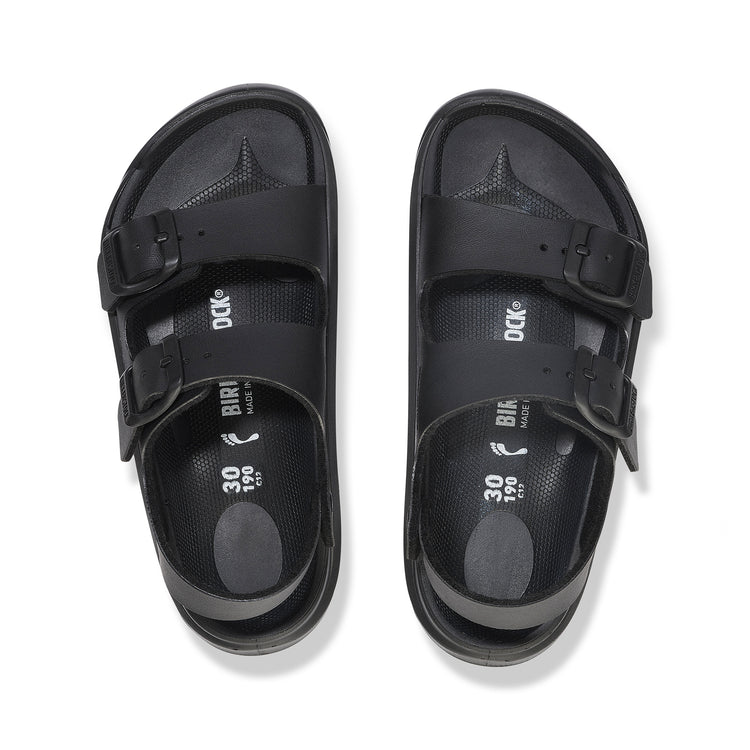 BIrkenstock Mogami Kids Black Birko-Flor top view