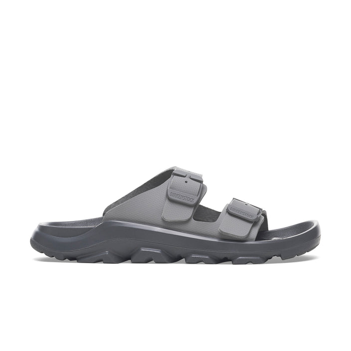 Birkenstock Mogami Terra Stealth 2-Strap Whale Grey Birko-Flor side view
