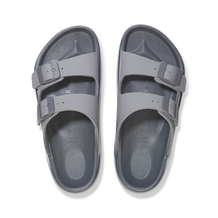 Birkenstock Mogami Terra Stealth 2-Strap Whale Grey Birko-Flor top view