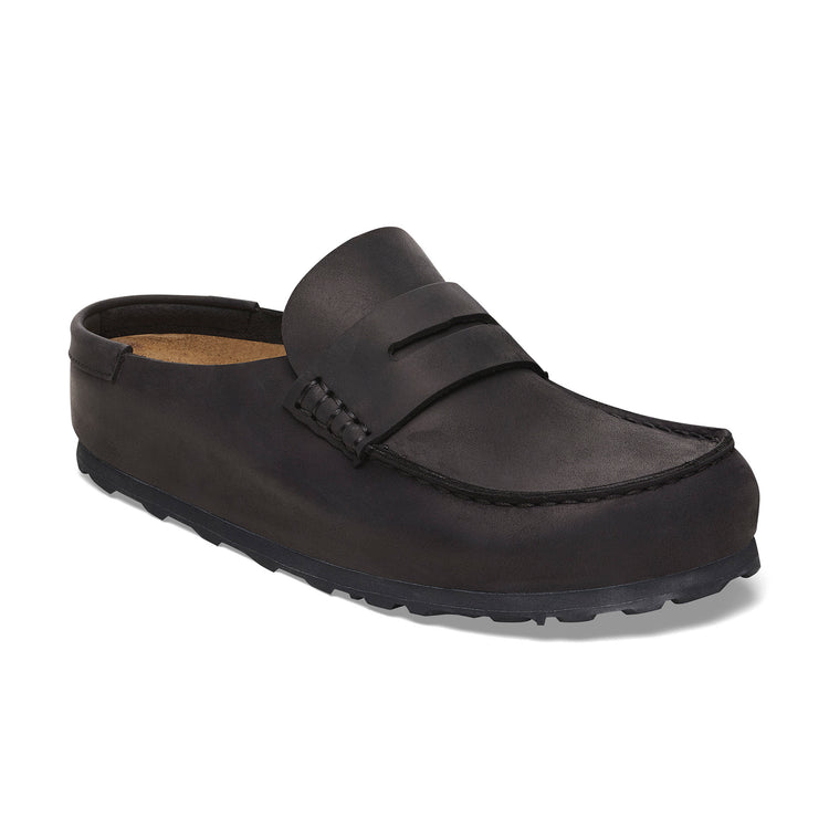 Birkenstock Naples Wrapped Black Oiled Leather