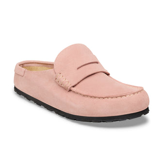 Birkenstock Naples Wrapped Pink Clay Suede Leather