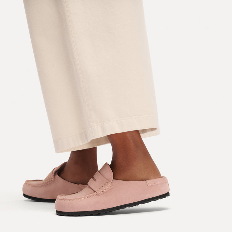 Naples Wrapped Pink Clay Suede Leather