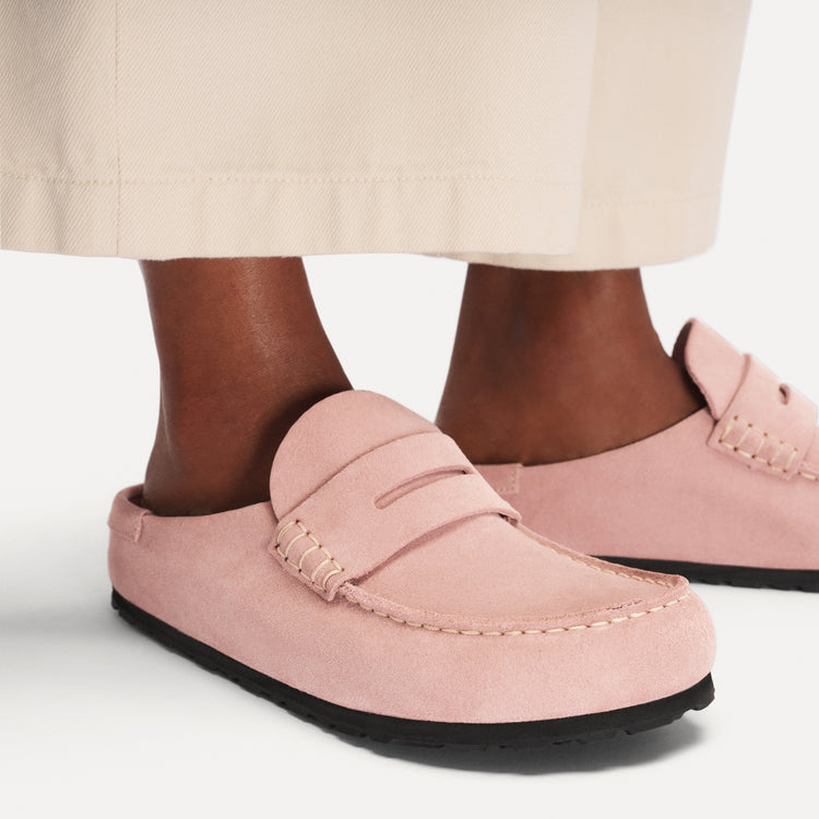 Naples Wrapped Pink Clay Suede Leather
