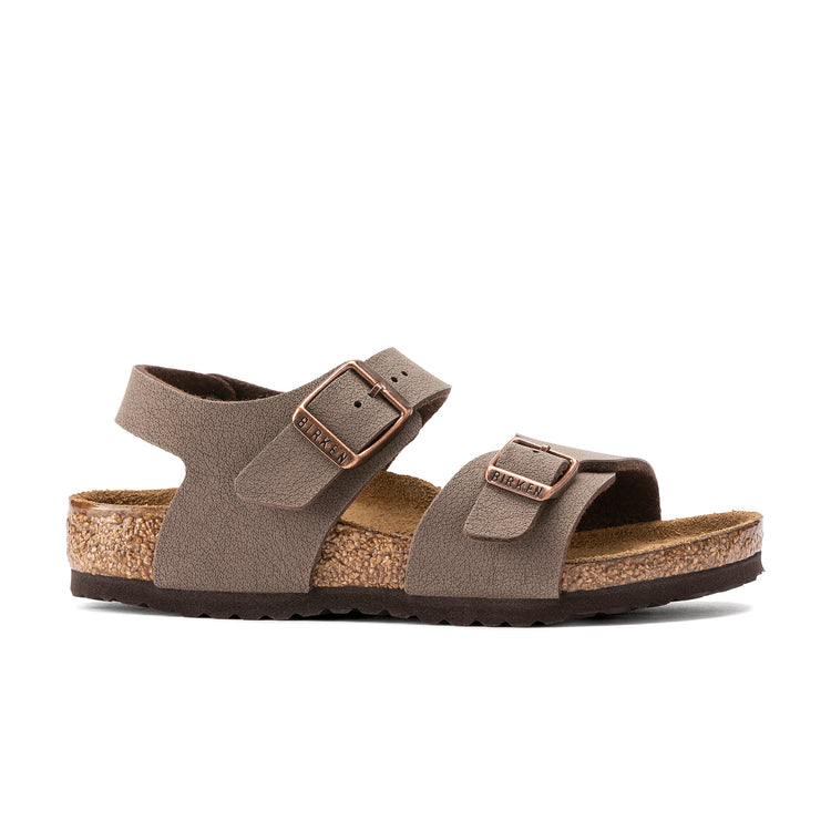 Birkenstock New York Kids Mocca BirkiBuc side view