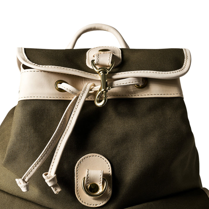 oslo bag canvas olive green detail 1 1000778