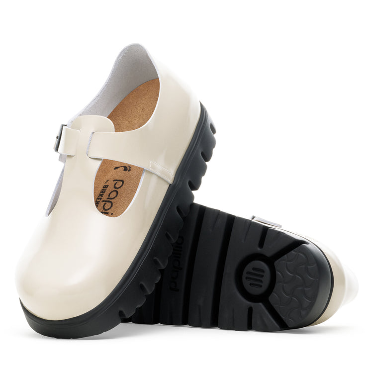 Birkenstock Paris Chunky Oyster Smooth Leather sole view