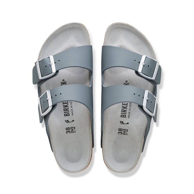 Birkenstock Australia Arizona Basalt Grey/Pure Sage Birko-Flor Top View
