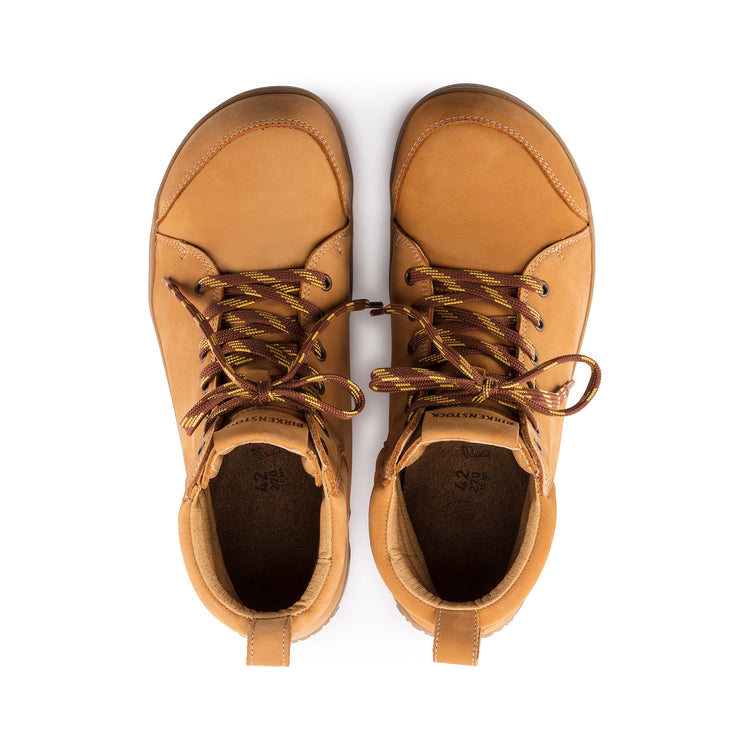 Birkenstock QS 700 Steel Cap Camel Smooth Leather top view