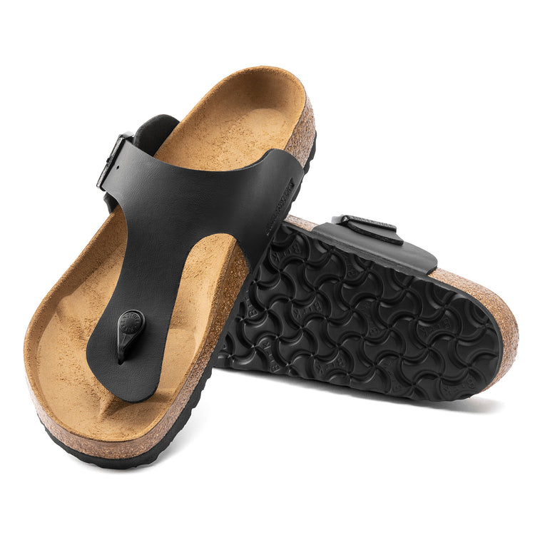Birkenstock Ramses Black Birko-Flor  sole view