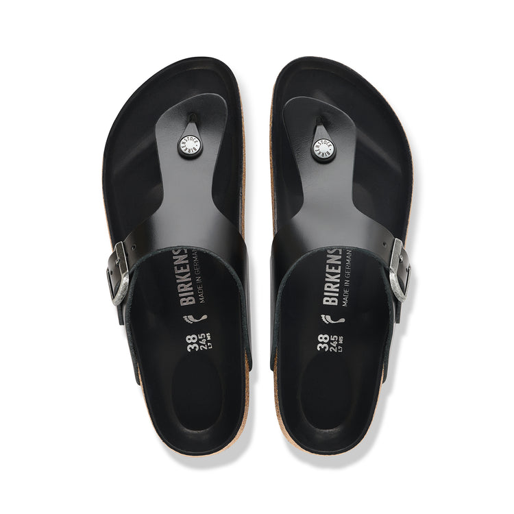 Birkenstock Australia Ramses Semi Exquisite Black Amalfi Leather Top View