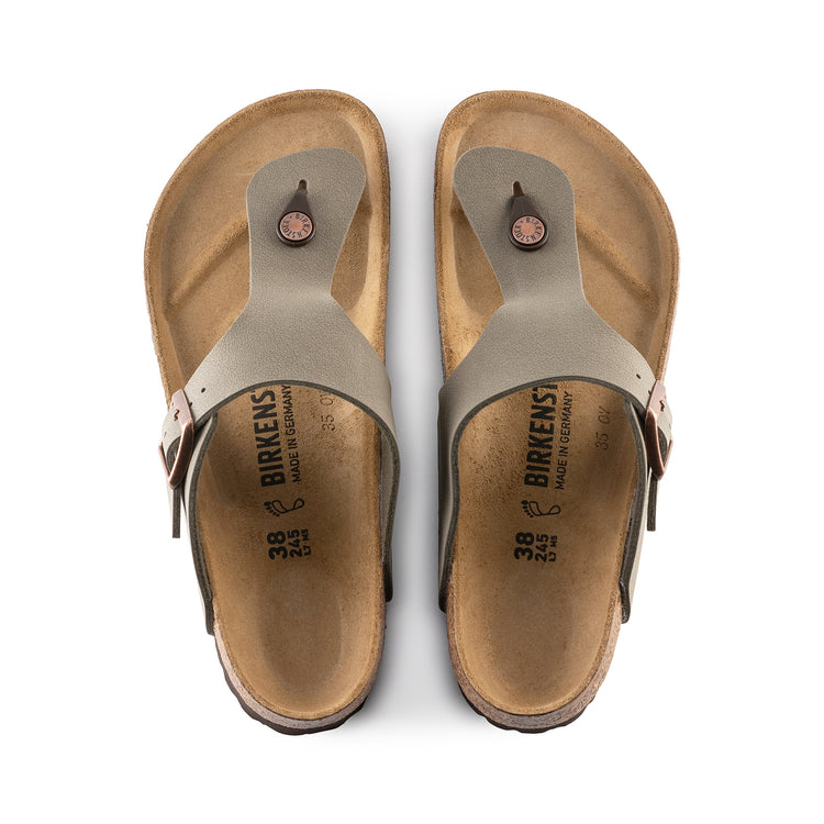 Birkenstock Ramses BirkiBuc Stone top view