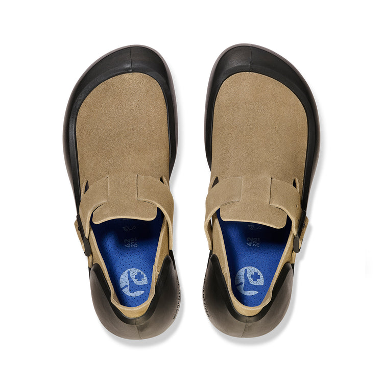 Birkenstock Reykjavik Taupe Nubuck Leather top view