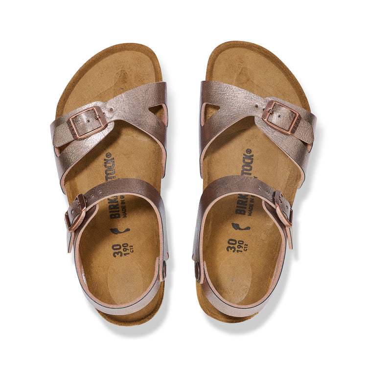 Birkenstock Rio Kids Birko-Flor Graceful Taupe top view