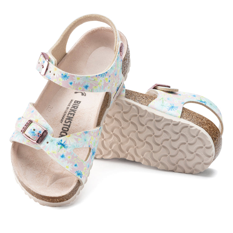 Birkenstock Rio Kids Light Rose Birko-Flor sole view