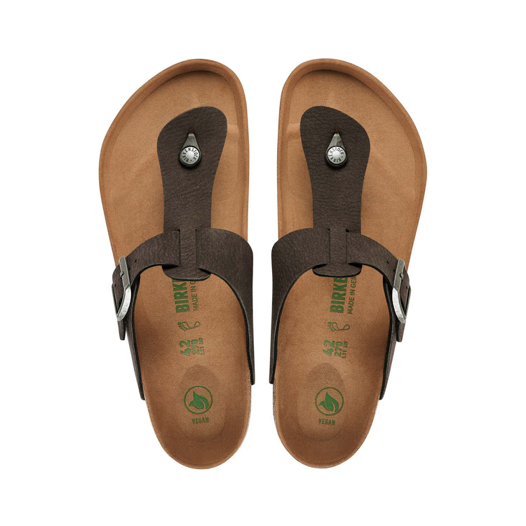 Birkenstock Safaga Vegan Synthetic Soft Desert Dust Black top view