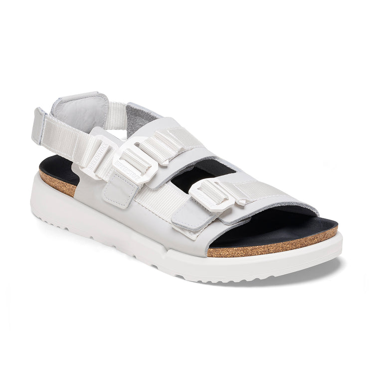 Birkenstock Shinjuku Antique White Natural Leather/Textile