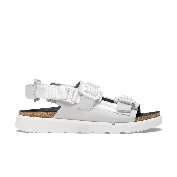 Birkenstock Shinjuku Antique White Natural Leather/Textile side view