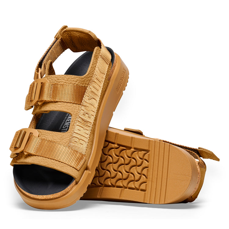 Birkenstock Shinjuku Cork Brown Natural Leather/Textile sole view