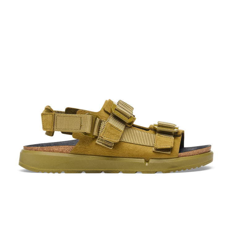 Birkenstock Shinjuku Pine Green Nubuck Leather/Textile side view