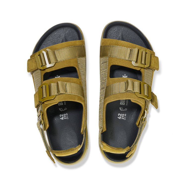 Birkenstock Shinjuku Pine Green Nubuck Leather/Textile top view