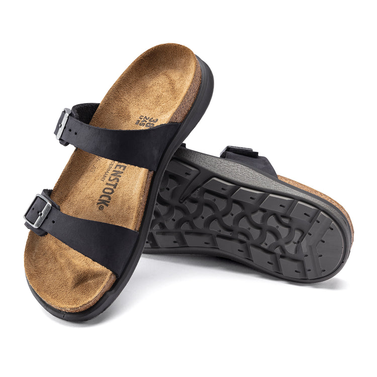 Birkenstock Sierra Cross Town Arctic Black Oiled Leather sole view