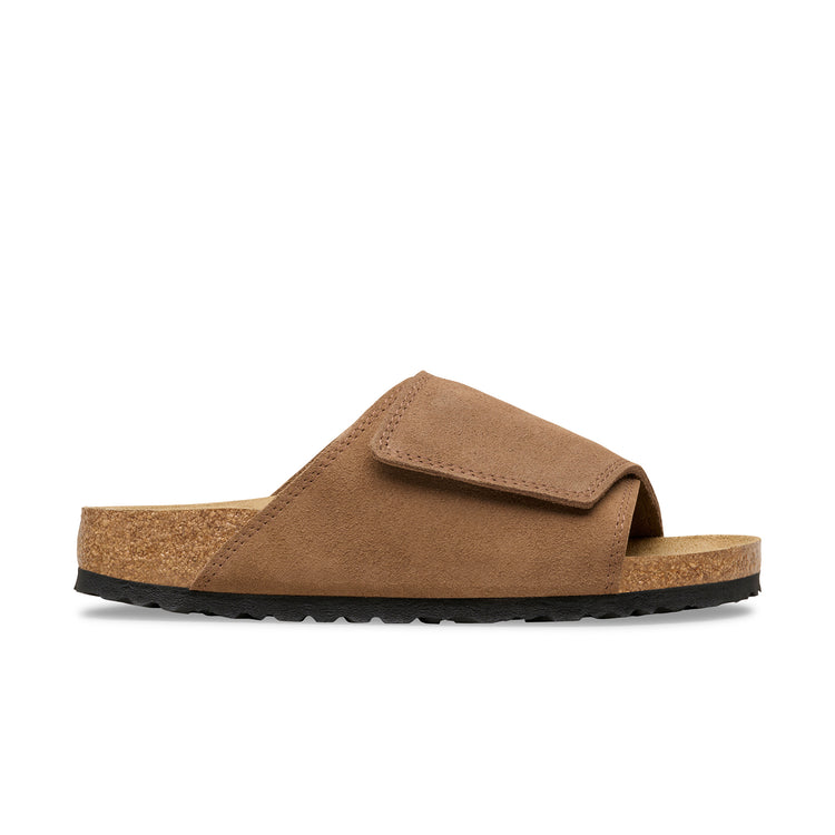 Birkenstock Australia Solana Dark Tea Suede Leather Side View