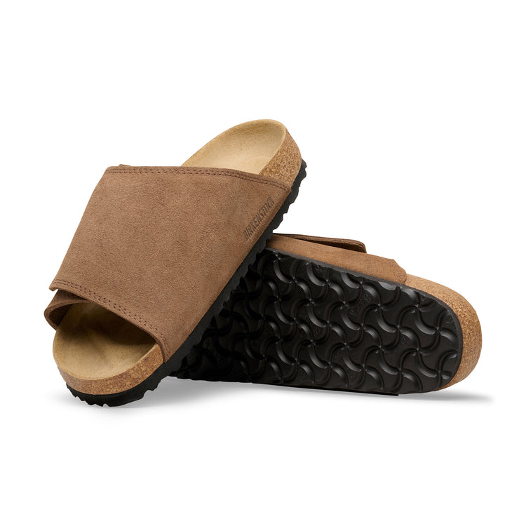 Birkenstock Australia Solana Dark Tea Suede Leather Sole View